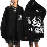 KPOP The 4th Album KARMA FELIX HAN BANGCHAN CHANGBIN HYUNJIN SEUNGMIN LEE KNOW Zip Up Women/Men Hoodie Sweatshirt Couple Clothes