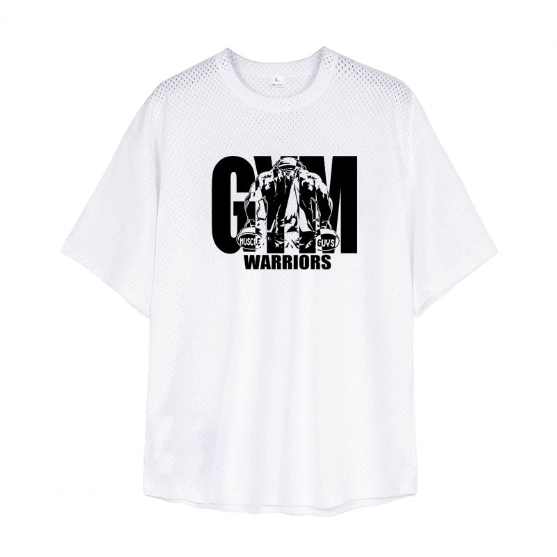 Men’s Quick-Dry Oversized Mesh Sport Tee