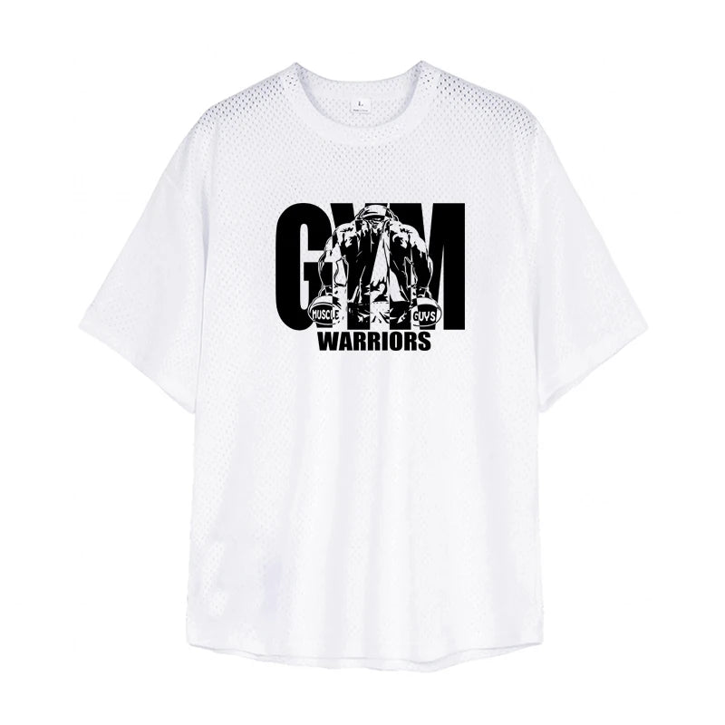 Men’s Quick-Dry Oversized Mesh Sport Tee