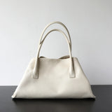 Motingsome Luxury Niche First-layer Cowhide Tote Bag Woman Large Capacity Shoulder Underarm Bag Casual Tote Big Handbag 2025 New