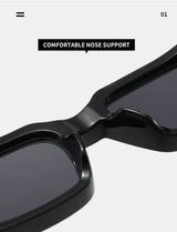 Retro Square Sunglasses – UV400 Luxury Shades