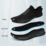Men's Slip-On Casual Sneakers — Breathable Mesh, Lightweight, Anti-Slip