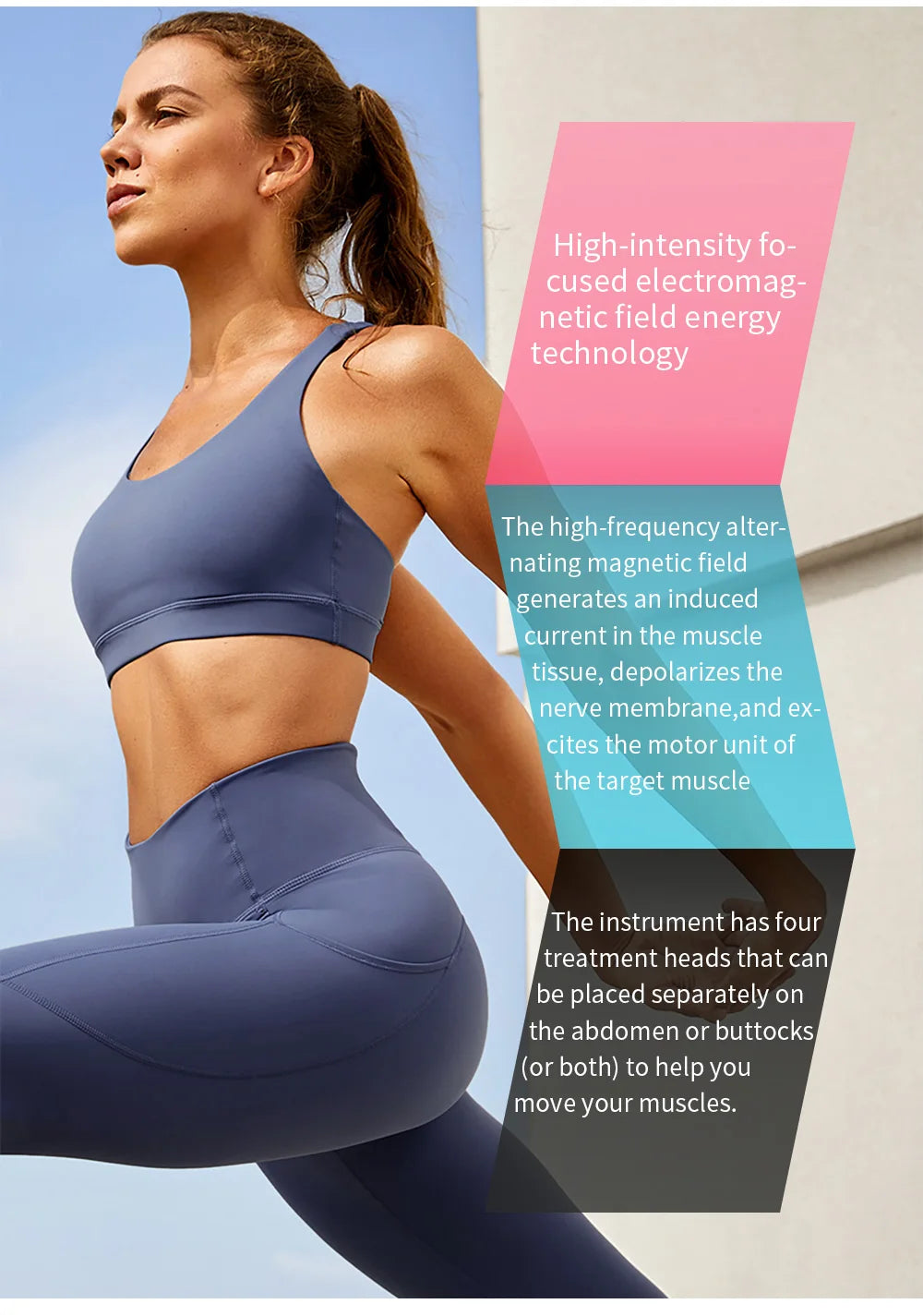 Myoslim 15 Tes 6500W EMS Body Muscle Stimulator RF EMS Portable Body Sculpting Machine Slimming Weight Lose Electromagnetic