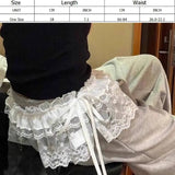 Lace-Up Ruffle Mini Skirt for Playful Layering