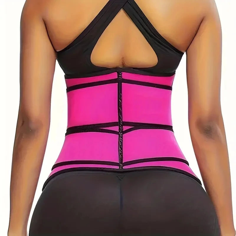 Premium Neoprene Waist Trainer – USA-Made Sweat Trimmer & Workout Sauna Belt