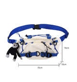 2024 Techwear Style Punk Hip Hop Single Shoulder Crossbody Bag Men Women Street Vintage Chest Bag Casual Sport Fanny Pack