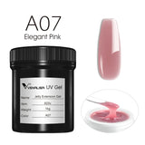 VENALISA Jelly Gel Large Volume 1L Jelly Nude Collection Not Burning Soak Off UV LED Soft Extension Gel Nail Gel Nail Manicure