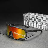 KDEAM High-End Sports Sunglasses Polarized Men's Cycling Glasses Dismountable TR90 Frame And Nose Pads Easy To Exchange