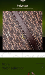 Classic Style Women's Large-capacity Handbag Letters Print Design Small Metal Accessories Exquisite Workmanship