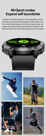 NORTH EDGE GPS Smart Watch – AMOLED, Bluetooth & IP68