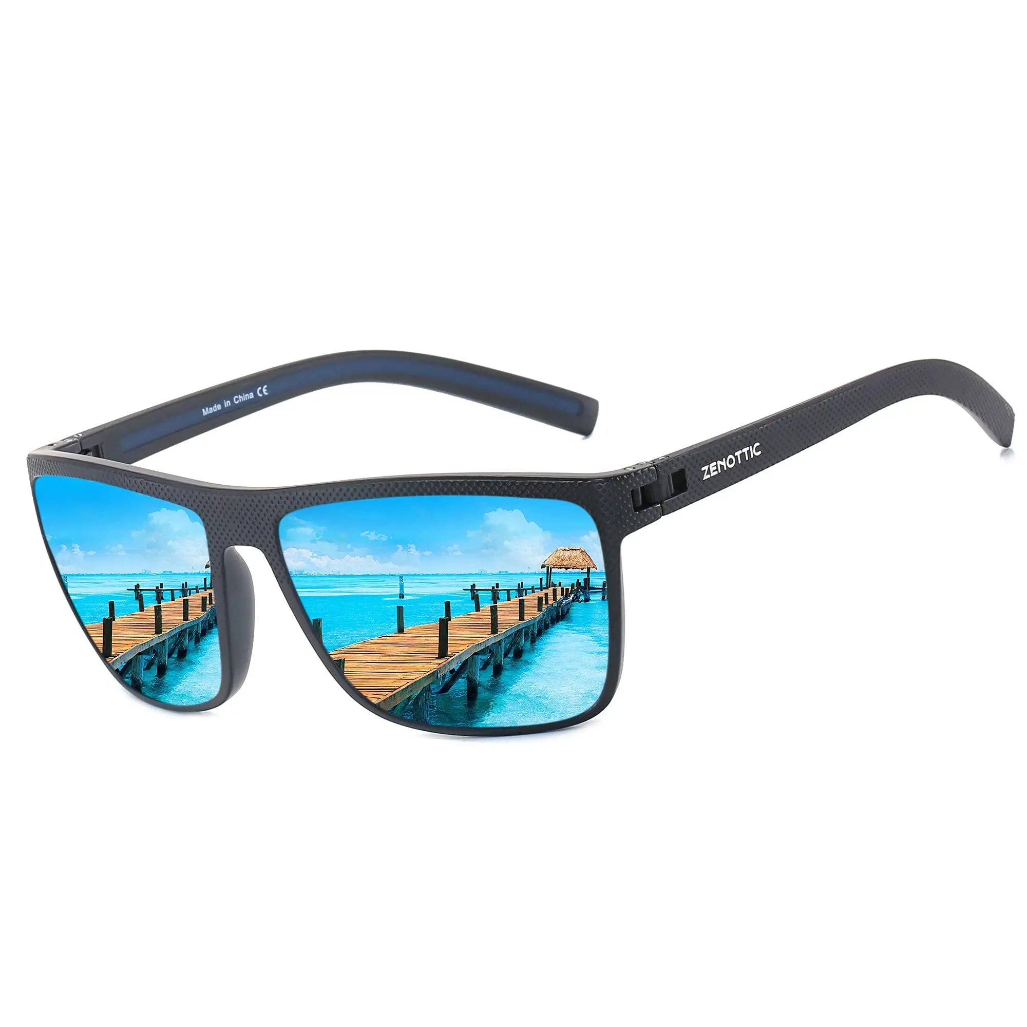 Zenottic Men's Polarized Sunglasses – UV400 TR90 Frame