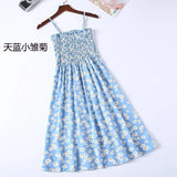 Summer Chiffon Spaghetti Strap Mini Dress