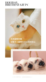 Women Exquisite Shoulder Underarm Bags Siamese Cat Bag Plush Cute Plush Crossbody Bag Female Winter Autumn Handbags Hot