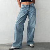 Y2K Baggy Straight-Leg Jeans