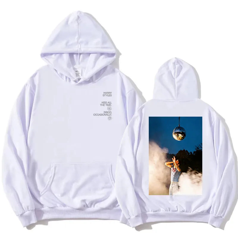 Harry Styles Disco Graphic Fleece Hoodie