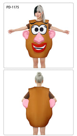 Playful Potato Head Costume for Halloween & Parties