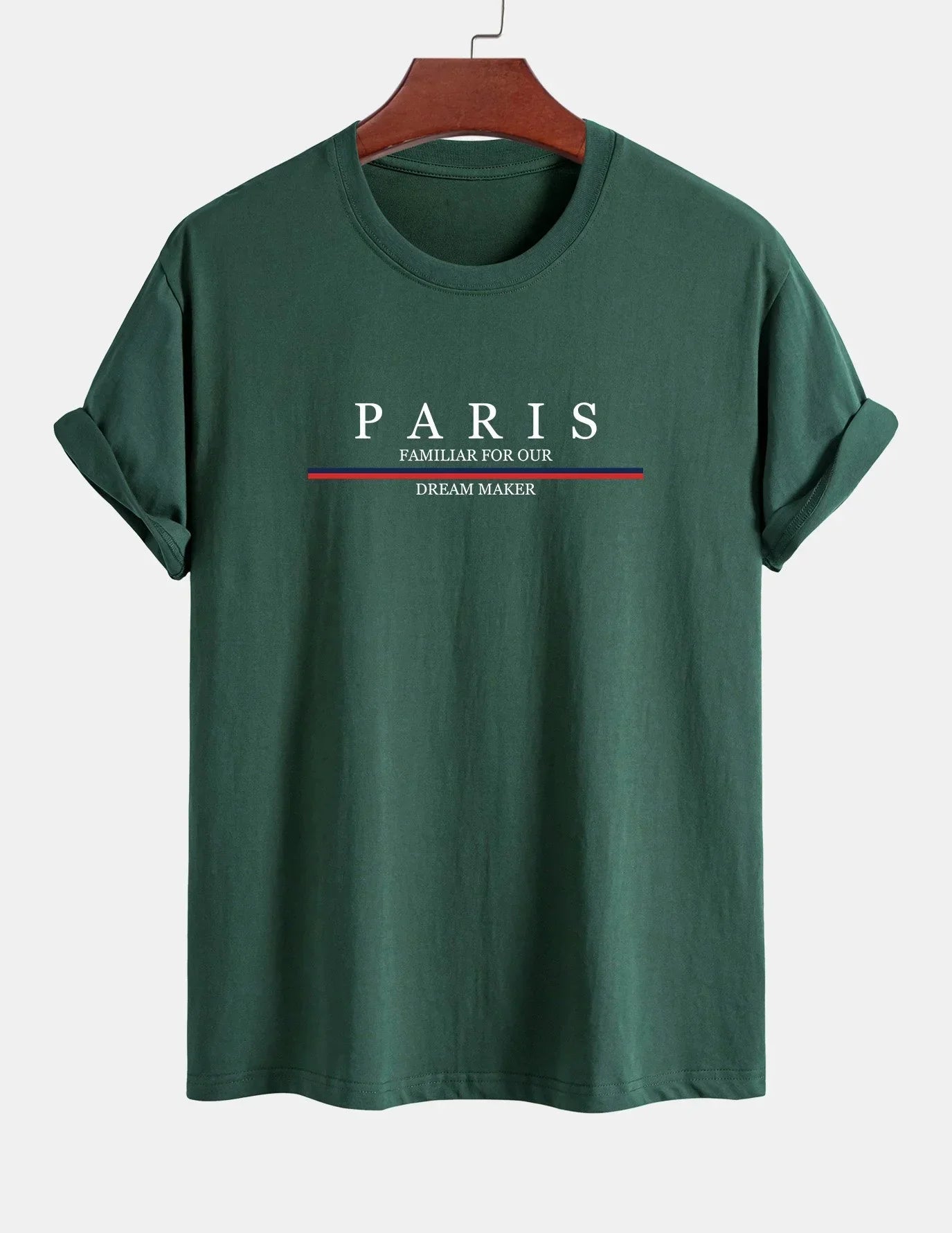 Paris Print Relaxed Fit Pullover – Premium Cotton Casual O-Neck Hoodie