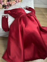 Aileen Satin Sweetheart Ball Gown | Formal Evening Dress