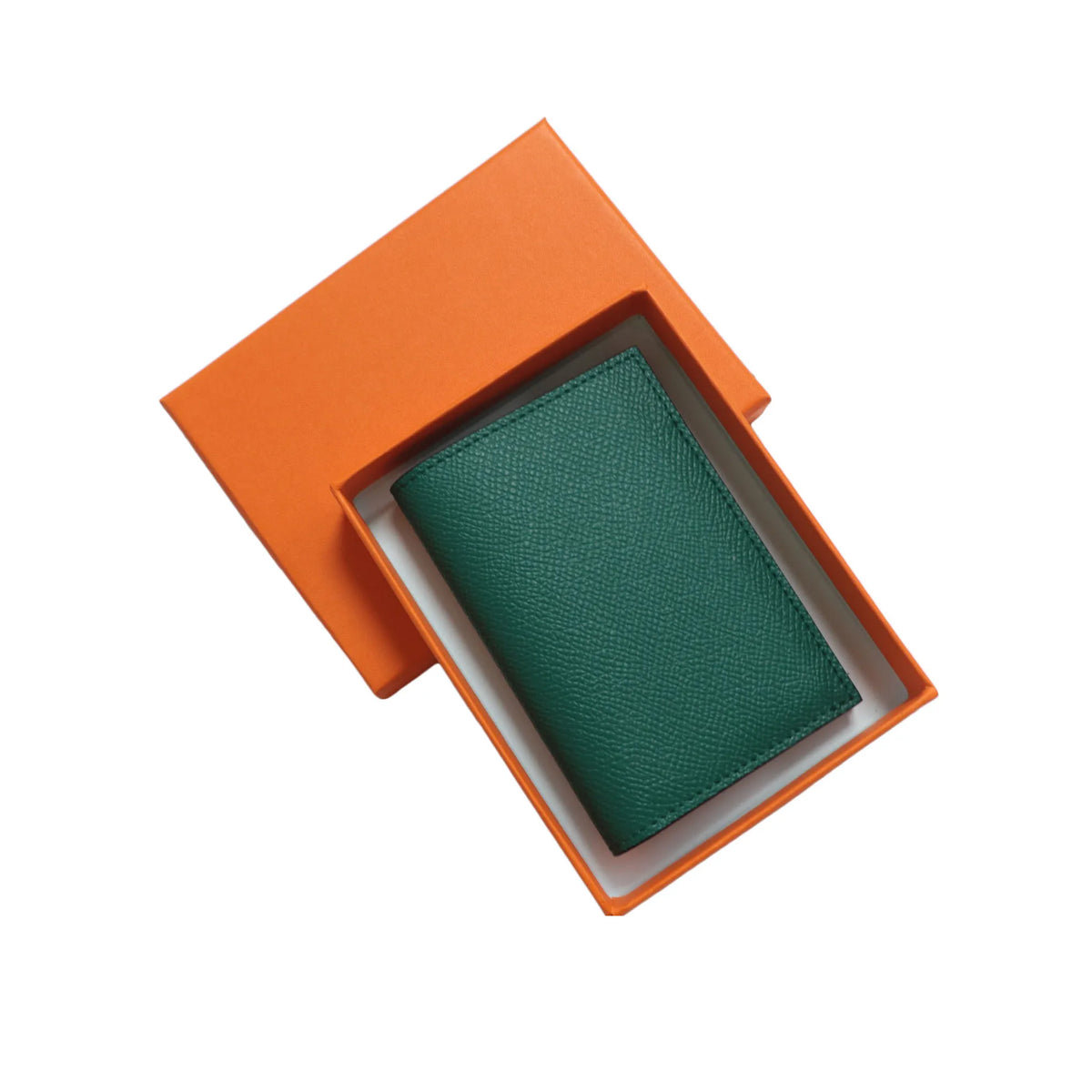 Genuine Leather Credit Card Holder for Women And Men with Free Embossing Personalized High-Quality Protective Bank Card Case