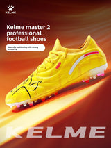 Kelme High-end Football Shoes Short Nail Anti Slip Football Boots Artificial Grass Cushioning Training Mg Football Shoes