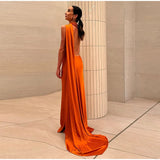 Elegant Ribbon Halter Maxi Dress