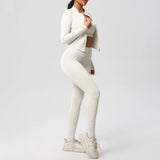 3pcs Sportswear Yoga Set Gym Sports Bra Zipper Jacket Leggings Clothes Sportswear Yoga Suits For Women Fitness Set Tracksuit