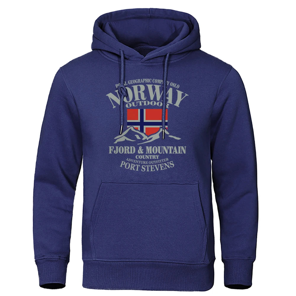 Norway Mountain Oversize Hoodie