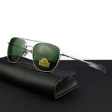 Men's Pilot Sunglasses – Mirror Lens UV400 Alloy Frame