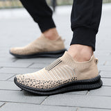 Men's Slip-On Casual Sneakers — Breathable Mesh, Lightweight, Anti-Slip
