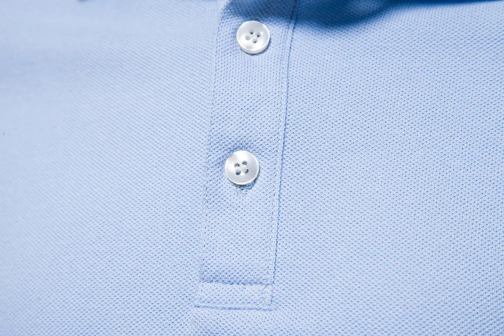 AIOPEON Men's 100% Cotton Polo Shirt – Refined Casual Style