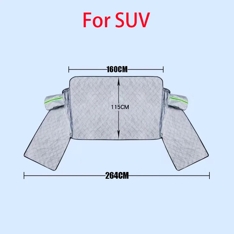 All-Season Windshield Protector Cover with Side Windows