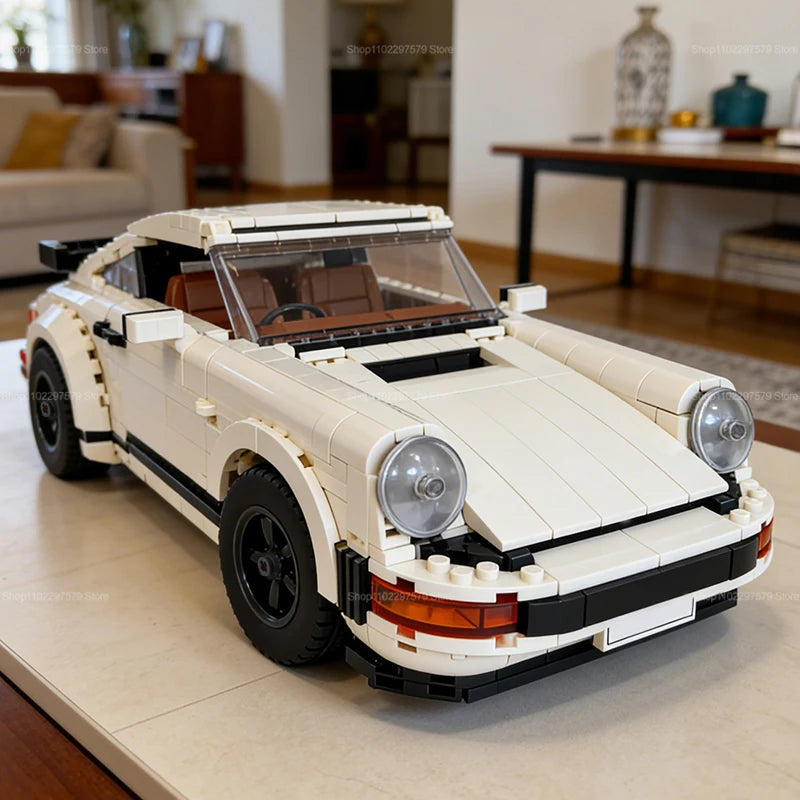 1458PCS Retro Car Building Blocks Set 2in1 Race Car Classic Car STEM Toy forTeens Adults Creative DIY Gift for  Christmas