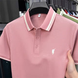 Men's Premium Cotton Polo Shirt | Embroidered Classic Fit