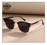 2025 Classic Polarized Sunglasses Men Women Retro Half Frame UV400 Glasses Male Popular Anti-glare Travel Driving Eyewear