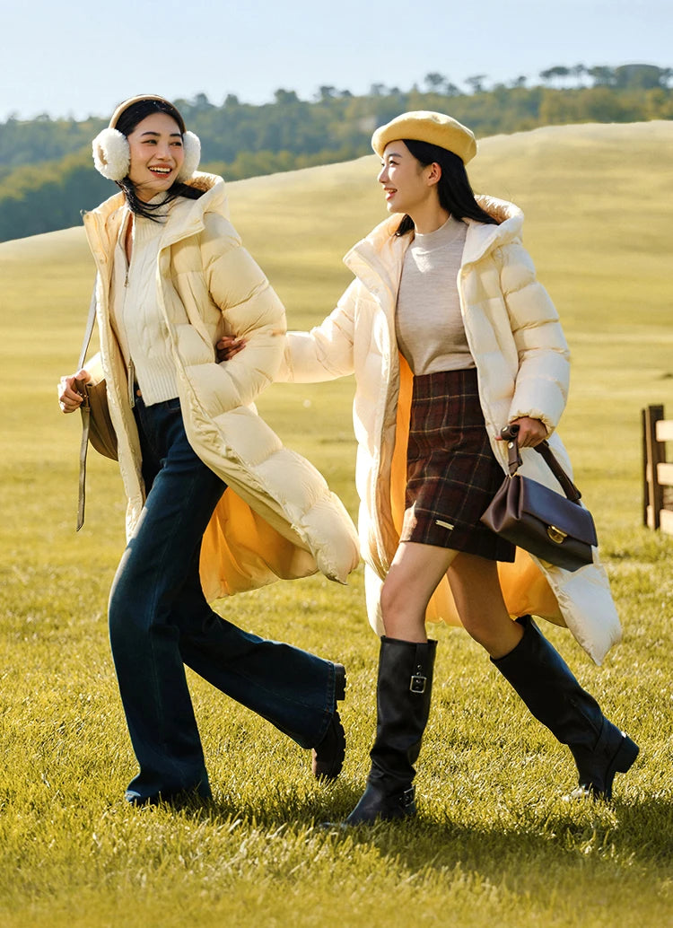 Women’s Longline Hooded Down Jacket
