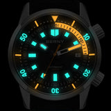 BERNY Men's Dive Watches 200M Waterproof Super Luminous Automatic Mechanical Diver Watch 42mm Sapphire Swim Diving Wristwatch