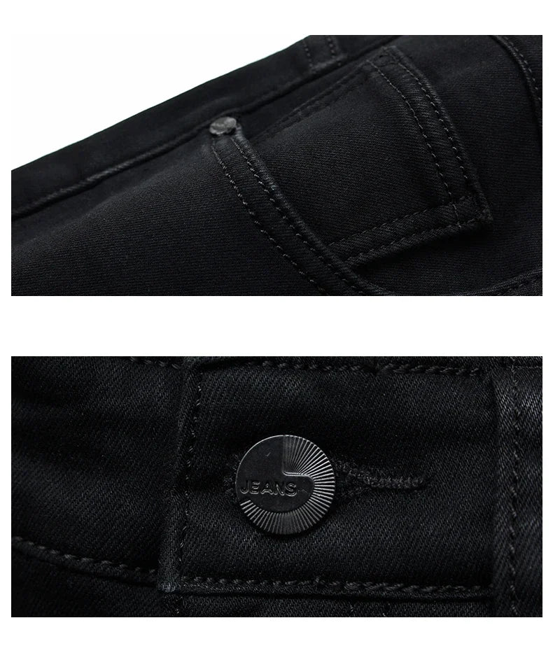 Men’s Classic Stretch Biker Jeans