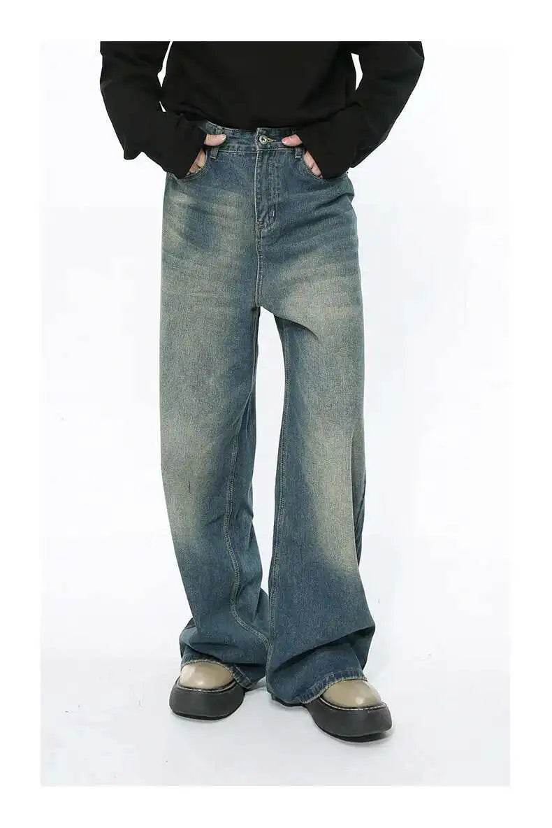 Men's Loose Straight-Leg Jeans