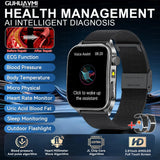 2026Hot AI-GPT Diagosis ECG Health SmartWatch Blood Pressure Lipid Uric Acid 650nm Dual-Probelaser Heart Analysis Smart bracelet