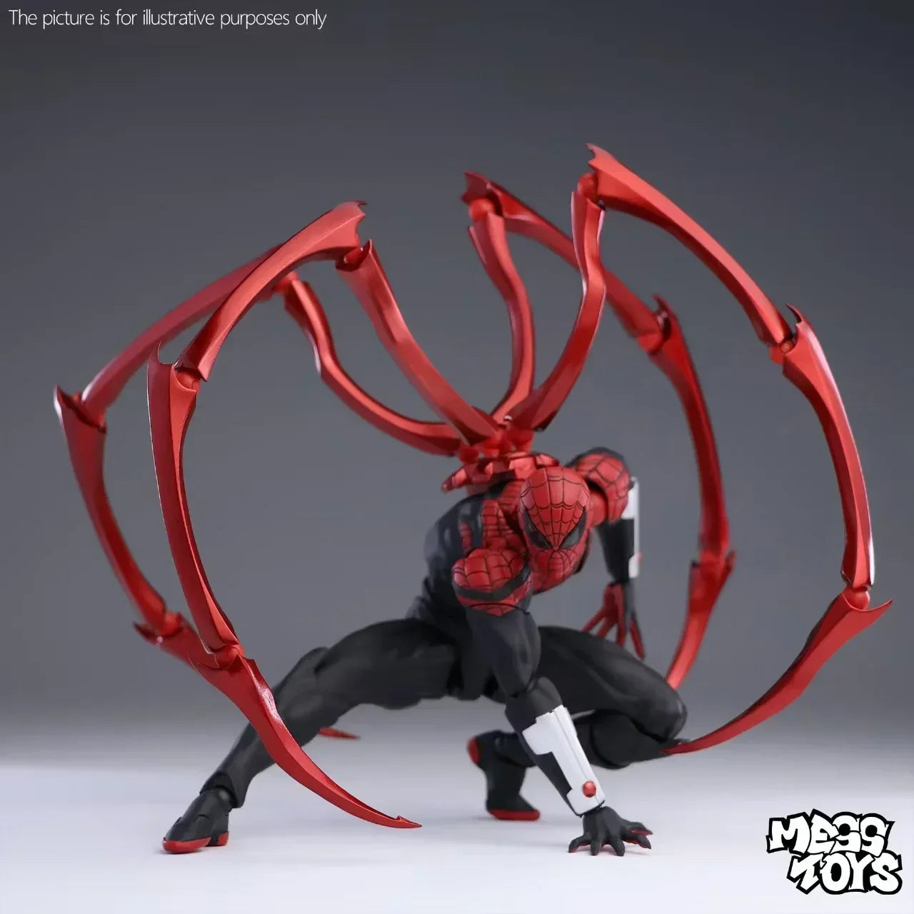 In Stock Mess Toys Superior Spider-Man Anime Action Figure - Doctor Octopus Peter Parker Model Gifts Toys
