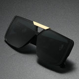 Classic Retro Square Frame Sunglasses for Men
