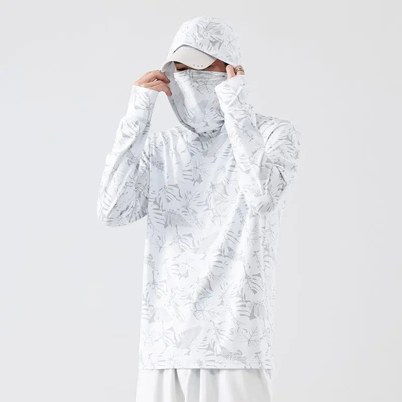 Men's UV Sun Protection Long Sleeve Hoodie