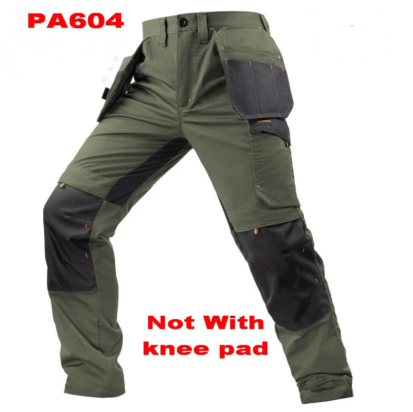 Men's Multi-Pocket Straight-Leg Cargo Pants