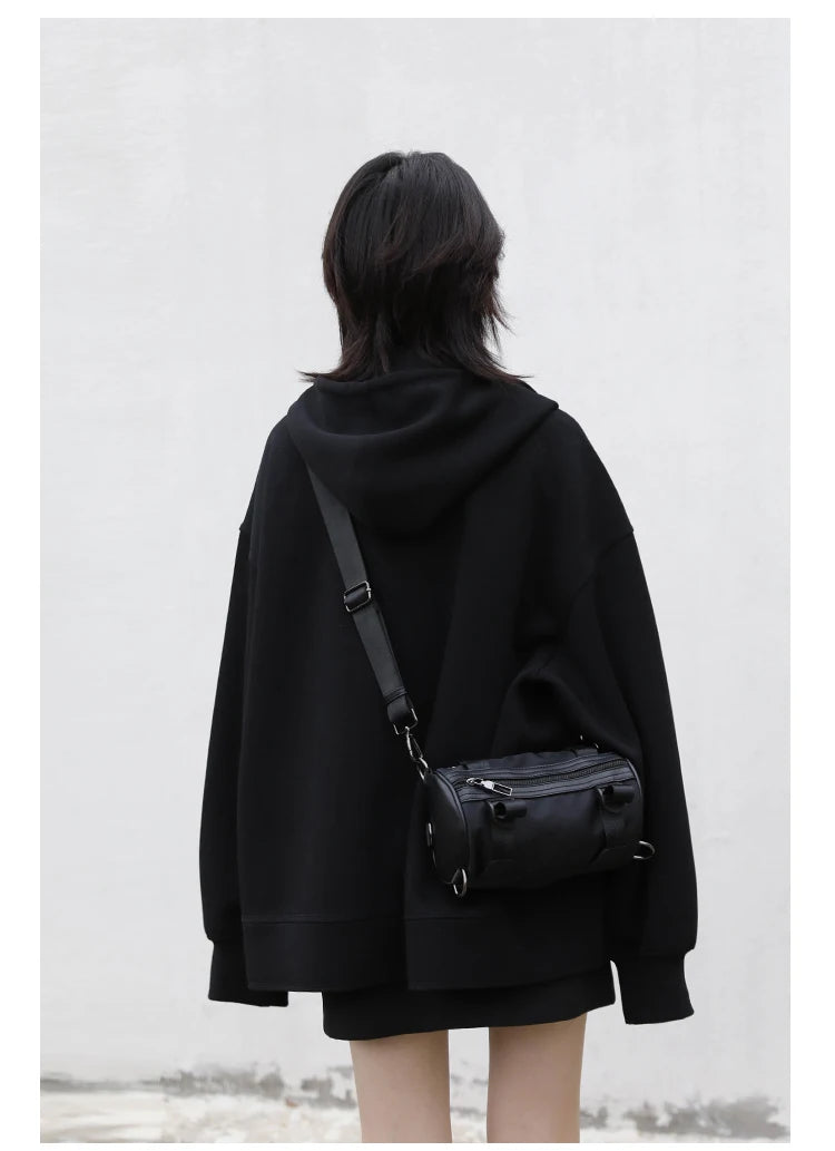 Women’s Relaxed Longline Zip-Up Hoodie