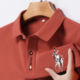 Men's Embroidered Polo Shirt – Casual Summer Style