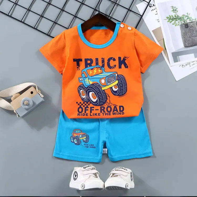 Kids' 100% Cotton Summer Set