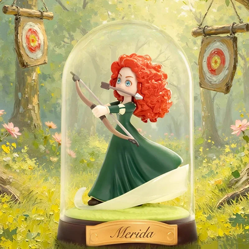 POP MART Disney PRINCESS Create Your World Series Blind Box Surprise Mystery Box Anime Action Figurines Home Decor Desktop Model