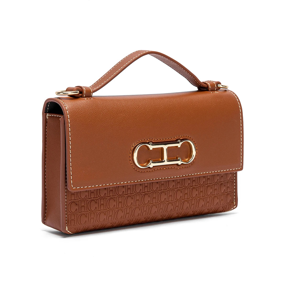 Letter Print Crossbody Satchel