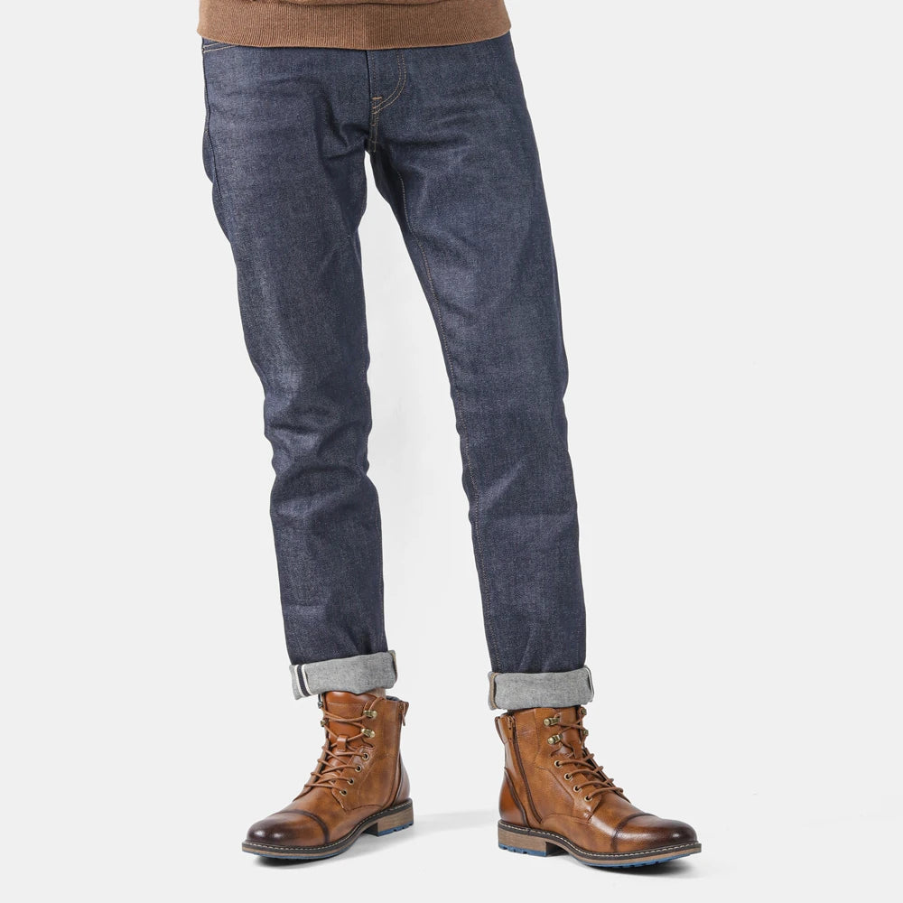 Retro Men Boots  Fashion Comfortable  Spring Leather Boots