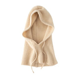 Women's Pure Cashmere Knit Beanie & Scarf Hat
